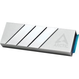 Cooler pasiv pentru SSD Arctic "M2 Pro", 2x thermal pad inclus, Aluminiu, compatibil SSD M.2, argintiu, "ACOTH00002A"