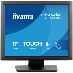 IIYAMA Monitor ProLite T1731SR-B2S 17" touchscreen TN 1280x1024 5:4 5ms serial resistive anti-glare treatment IP54 (front) "T1731SR-B2S" (timbru verde 7 lei)