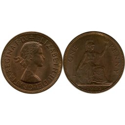 Anglia 1967 - 1 penny, circulata
