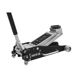 Yato - YT-17205 - Cric auto hidraulic tip crocodil, 465 mm, 2.5 T, roti de transport, actionare cu pedala