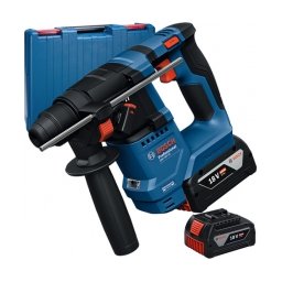 Bosch - GBH 18V-18 - Rotopercutor SDS-Plus cu 2 acumulatori si incarcator, Li-Ion, 18 V, 4 Ah, 1.5 J, valiza plastic