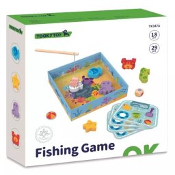 Tooky Toy: Joc de îndemânare la pescuit magnetic