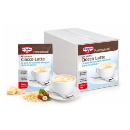 Dr Oetker Ciocco Latte ciocolata alba si alune cutie 25 plicuri