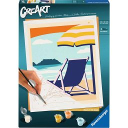 Ravensburger CreArt - Relax at the Beach, Painting