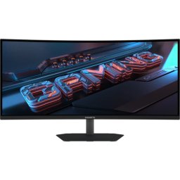Monitor LED Gaming Curbat GIGABYTE GS34WQCA, 34 inch UWQHD, 1 ms, 120 Hz, Negru