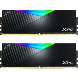 Kit Memorie RAM A-Data XPG Lancer RGB Black Intel XMP 3.0/AMD EXPO AX5U6400C3216GDRBK, 32GB, DDR5-6400MHz, CL32, Dual channel