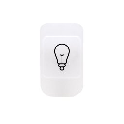 Lentila, cu, simbol, iluminabil, lumina, Gewiss, GW10502A