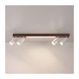 BRILAGI - Spot LED SELE 4xGU10/30W/230V + LED/20W alb/decor stejar