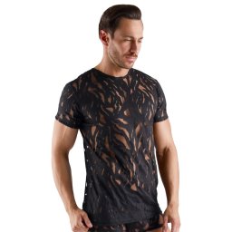 Svenjoyment Stylish Burnout Effect Short Sleeved Shirt 2162232 Black XL