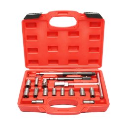 Trusa freze pentru scaun injector diesel, 17 piese, Breckner Germany