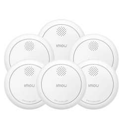 Kit 6 detectoare inteligente de fum Imou ZSM1 Zigbee EN14604 85 dB