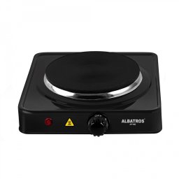 Plita electrica independenta Albatros AP16B 1500W 1 arzator Neagra