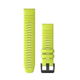 Curea smartwatch Garmin QuickFit 22mm Silicon Amp Yellow pentru Garmin Fenix 6