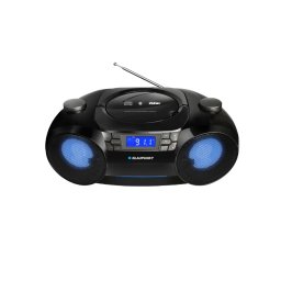 Radio Portabil Blaupunkt BB31LED Bluetooth FM MP3 AUX USB Ceas Cu Alarma Lumini LED Negru