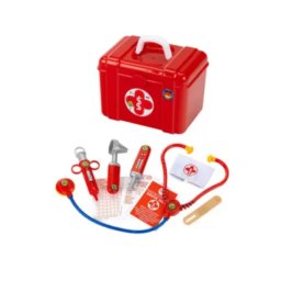 Joc de Rol Theo Klein Trusa Medicala cu Accesorii +3ani Rosu