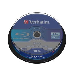 Set Verbatim Bd-r 6x CB 25GB 10buc