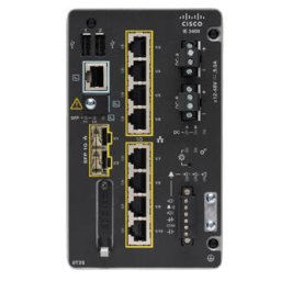 Switch Cisco Catalyst IE3400 with 8 GE Copper and 2 GE SFP Modular NE Negru