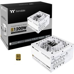 Sursa PC Thermaltake Toughpower GT Snow 1200W 80 Plus Gold Cable Management Alb