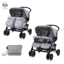 Carucior pentru Gemeni Lorelli 0 Luni-3 Ani Cool Grey