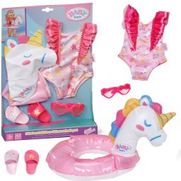 ZAPF Zapf Creation Creation BABY bornÂ® Unicorn Swimming Set 43cm, Doll Accessories