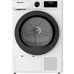 Uscator de Rufe cu Pompa de Caldura Vortex VUR9PWH01S Capacitate 9KG 15 Programe Clasa E Alb