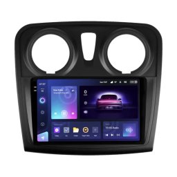 Navigatie Auto Teyes CC3 2K Dacia Sandero 2 2012-2016 4+64GB Ecran 9.5Inch QLED Octa-core 2Ghz Android 4G LTE / Wi-Fi / Bluetooth 5.1 DSP
