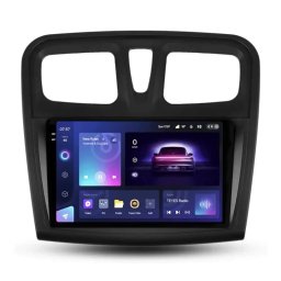 Navigatie Auto Teyes CC3 2K Dacia Sandero 2 2017-2022 4+64GB Ecran 9.5Inch QLED Octa-core 2Ghz Android 4G LTE / Wi-Fi / Bluetooth 5.1 DSP