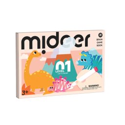 Set de Pictura Mideer Pentru Incepatori Mideer Let S Paint Nivelul 01 Kit Creativ cu 50 de Planse si Vopsele Sigure 3 Ani+
