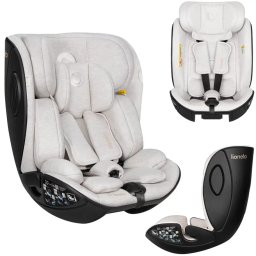 Scaun Auto Lionelo Moxie Next i-Size 40-105 Cm Tetiera Reglabila Pe 8 Trepte Inclinare Spatar In 5 Pozitii Carcasa Ventilata Din Bambus Protectie Avansata Husa Detasabila Conform Cu R129 Bej