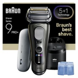 Aparat de ras Braun Aparat electric de ras Braun Seria 9 PRO+ 9610S, Lame de precizie Ultra-Subtiri 5+1, Pro Sensoadapt, Autonomie pana la 60 de minute, Suport de incarcare, Utilizare umeda/uscata, Negru