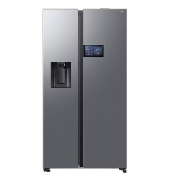 Combina Frigorifica Samsung Side By Side RS90F65EDTEO 621l Ecran 9inch AI Home SmartThings AI Energy Full No Frost Mono & Metal Cooling Dozator Apa/Gheata Compresor Digital AI Inverter Clasa D H 178.4cm Inox