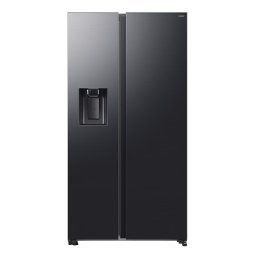 Combina Frigorifica Samsung Side By Side RS70F64KDFEO 640l SmartThings AI Energy Full No Frost Mono & Metal Cooling Dozator Apa/Gheata Compresor Digital Inverter Clasa D H 178.4cm Inox Negru