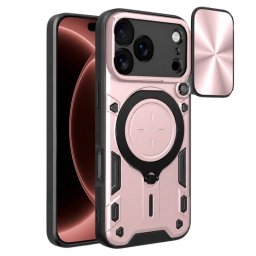 Husa Techsuit pentru Apple iPhone 18 Pro Max / 17 Pro Max Roz Aurie