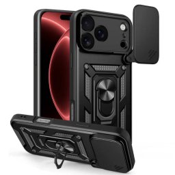 Husa Techsuit pentru Apple iPhone 18 Pro Max / 17 Pro Max Neagra