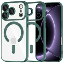 Husa Techsuit pentru Apple iPhone 18 Pro / 17 Pro Verde Inchis