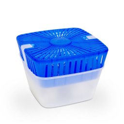 Dezumidificator Bison AirMax cu Pastila 450g fara Parfum pentru Mucegai si Umiditate pana la 45mp Alb/Albastru