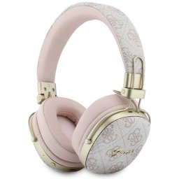 Casti Wireless Guess Metal 4G Script Logo A2DP Roz