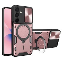 Husa Techsuit pentru Samsung Galaxy A27 5G Roz Aurie