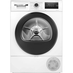 Uscator de Rufe cu Condensare si Pompa de Caldura Bosch Seria 4 WTH83255BY Capacitate 8KG AutoDry Filtru Easy Clean Clasa D Alb