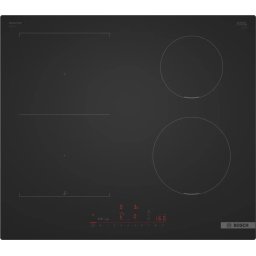 Plita Incorporabila cu Inductie Bosch Seria 6 PVS61AHC1E 4 Zone de Gatit Power Boost Timer Home Connect Latime 60CM Negru Mat