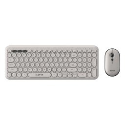 Kit tastatura + Mouse Wireless HAVIT HVKB-KB254GCM-GY, 2.4 GHz, USB, Gri
