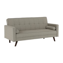 Canapea extensibilă, material gri-maro taupe, otisa