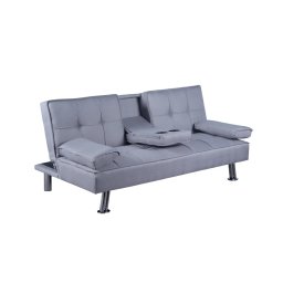 Canapea extensibilă, gri, goldia new