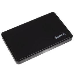 RACK extern SPACER, pt HDD/SSD, 2.5 inch, S-ATA, interfata PC USB 3.1 Type C, plastic, negru, "SPR-TYPE-C-01" (timbru verde 0.8 lei)