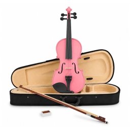 Vioara Clasica 1/2 DEPOX®, 52 cm, Lemn, Arcus, Cutie de Transport si Sacaz, Roz