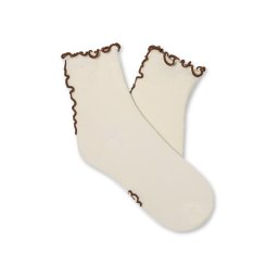 UGG Șosete Karsyn Lettuce Edge Quarter II 1175251 E2K4 vanille/chestnut
