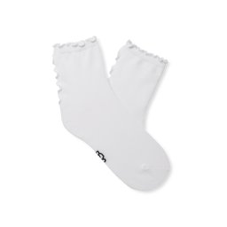 UGG Șosete Karsyn Lettuce Edge Quarter II 1175251 0091 white