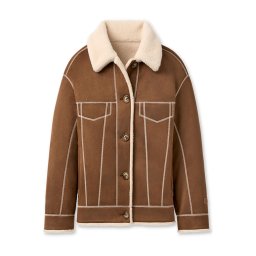 UGG Geacă Frankie Reversible Trucker 1181012 K1E2 dark chestnut/cream