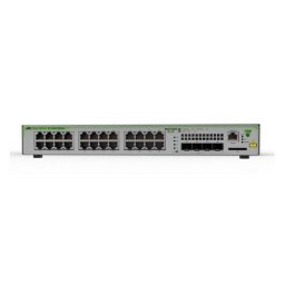 Switch Allied Telesis 24 x 10/100/1000T ports and 4 x SFP uplink slots (100/1000X SFP), Fixed one AC power supply AT-GS970M/28-50