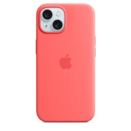 Husa telefon APPLE iPhone 15 Silicone Case cu MagSafe - Roz